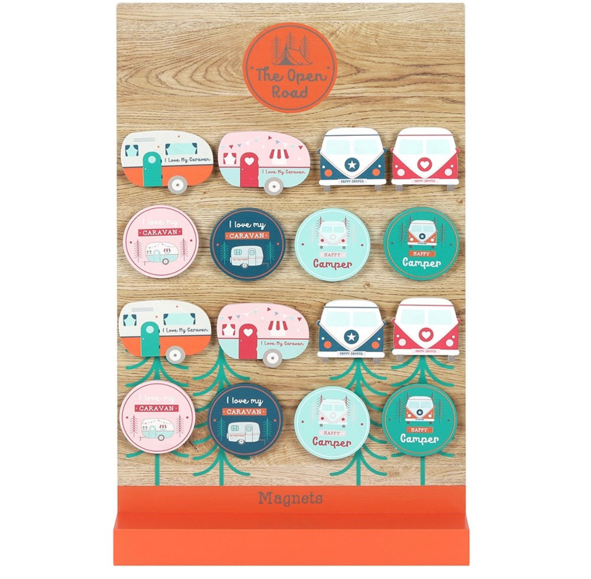 The Open Road Caravan And Campervan Magnets