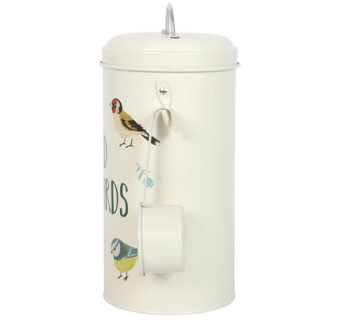 Feed The Birds Bird Seed Tin And Scoop