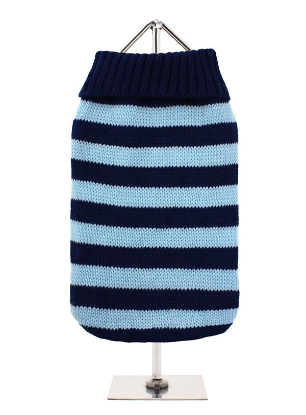 Blue Striped Dog Jumper
