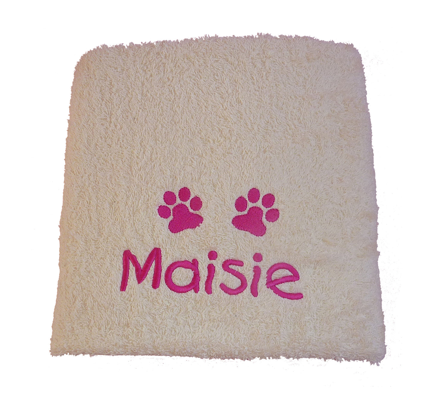 Personalised Dog Towel
