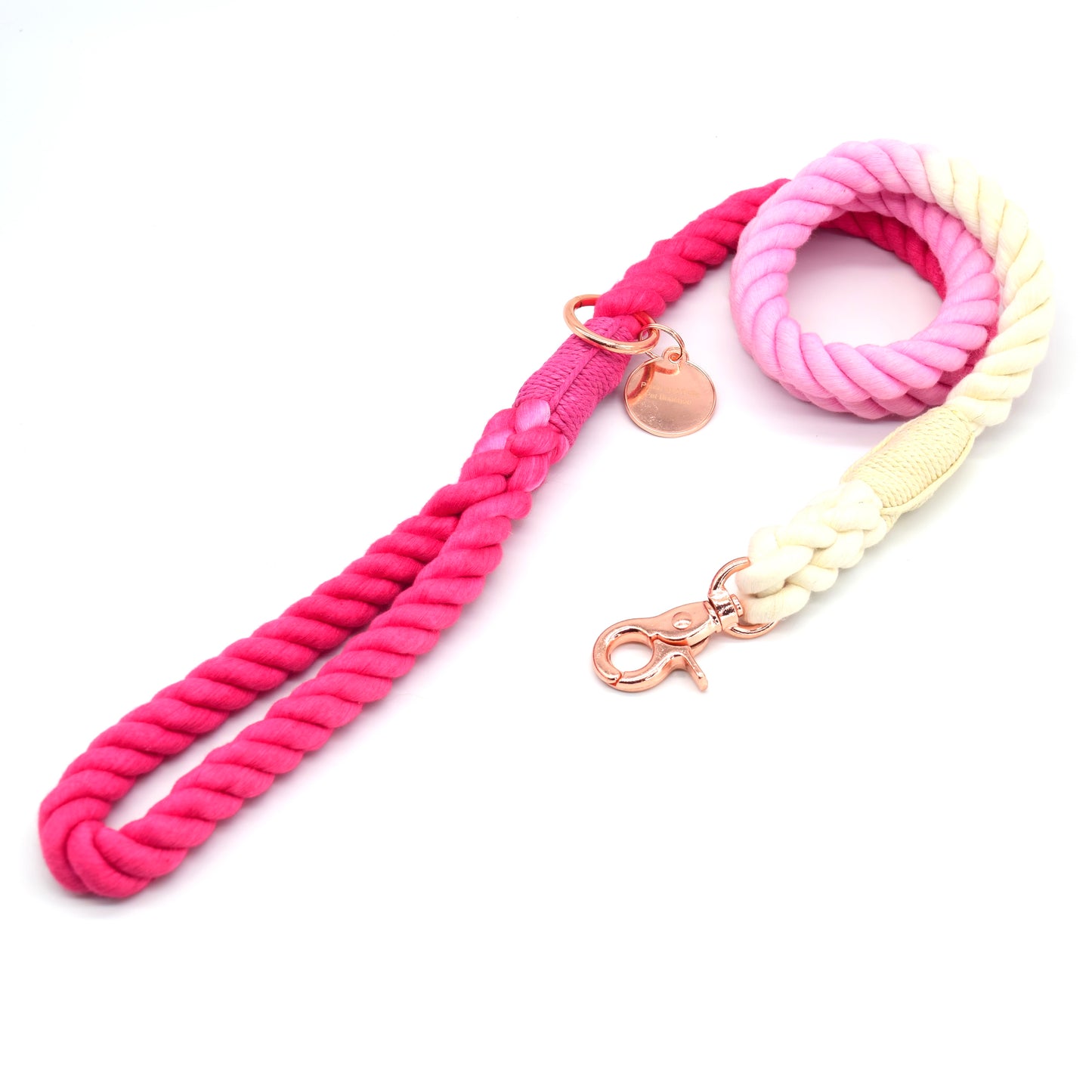 Pipkin And Bella Clip Lead - Ombré Raspberry Sorbet