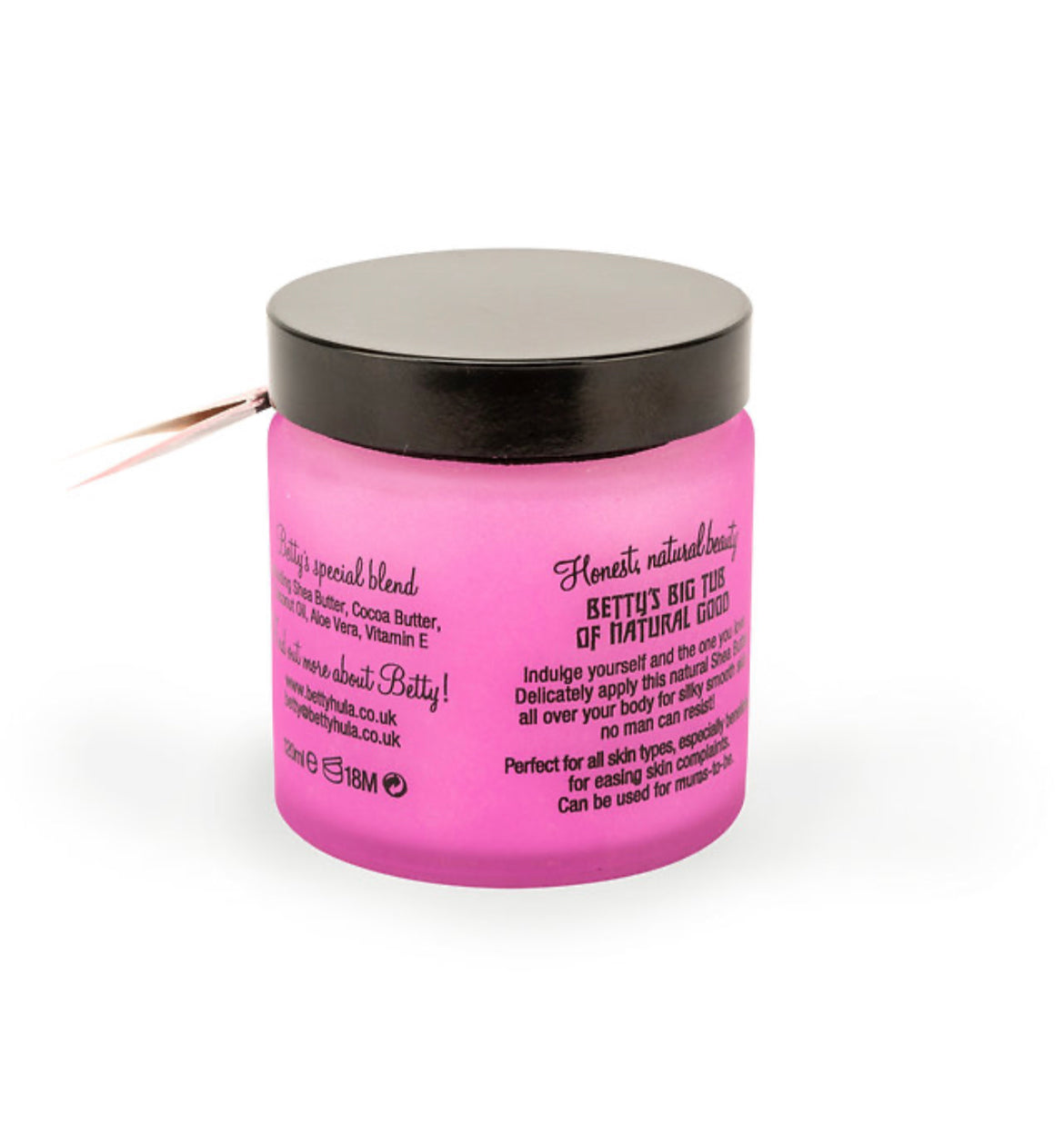 Betty Hula Shea Butter Body Moisturiser - Rum Snd Blackcurrant