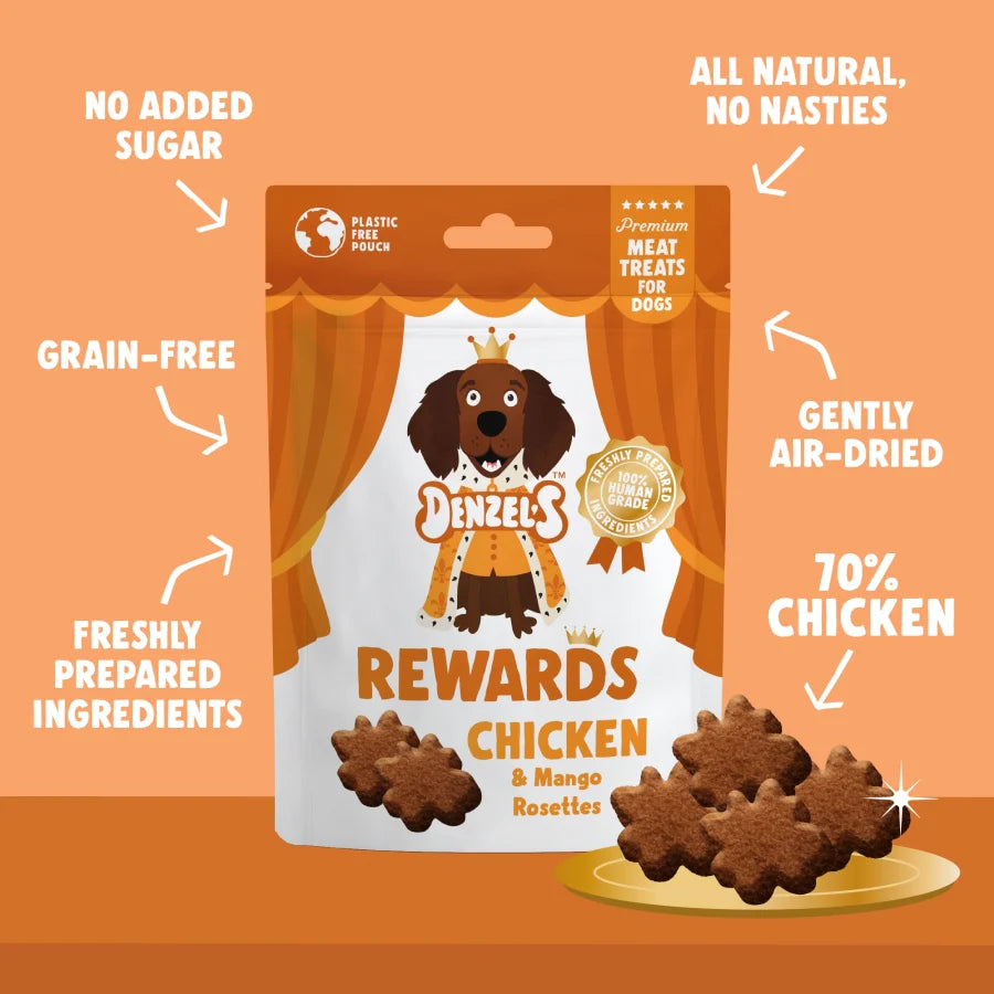 Denzel’s Chicken And Mango Rosette Rewards