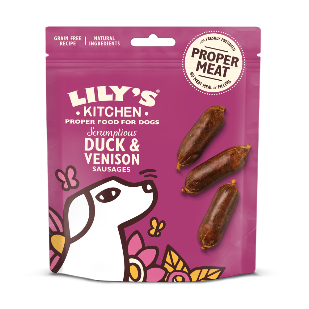Lily's Kitchen Scrumptious Duck & Venison Sausages