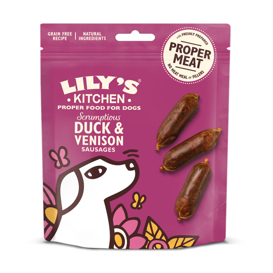 Lily's Kitchen Scrumptious Duck & Venison Sausages