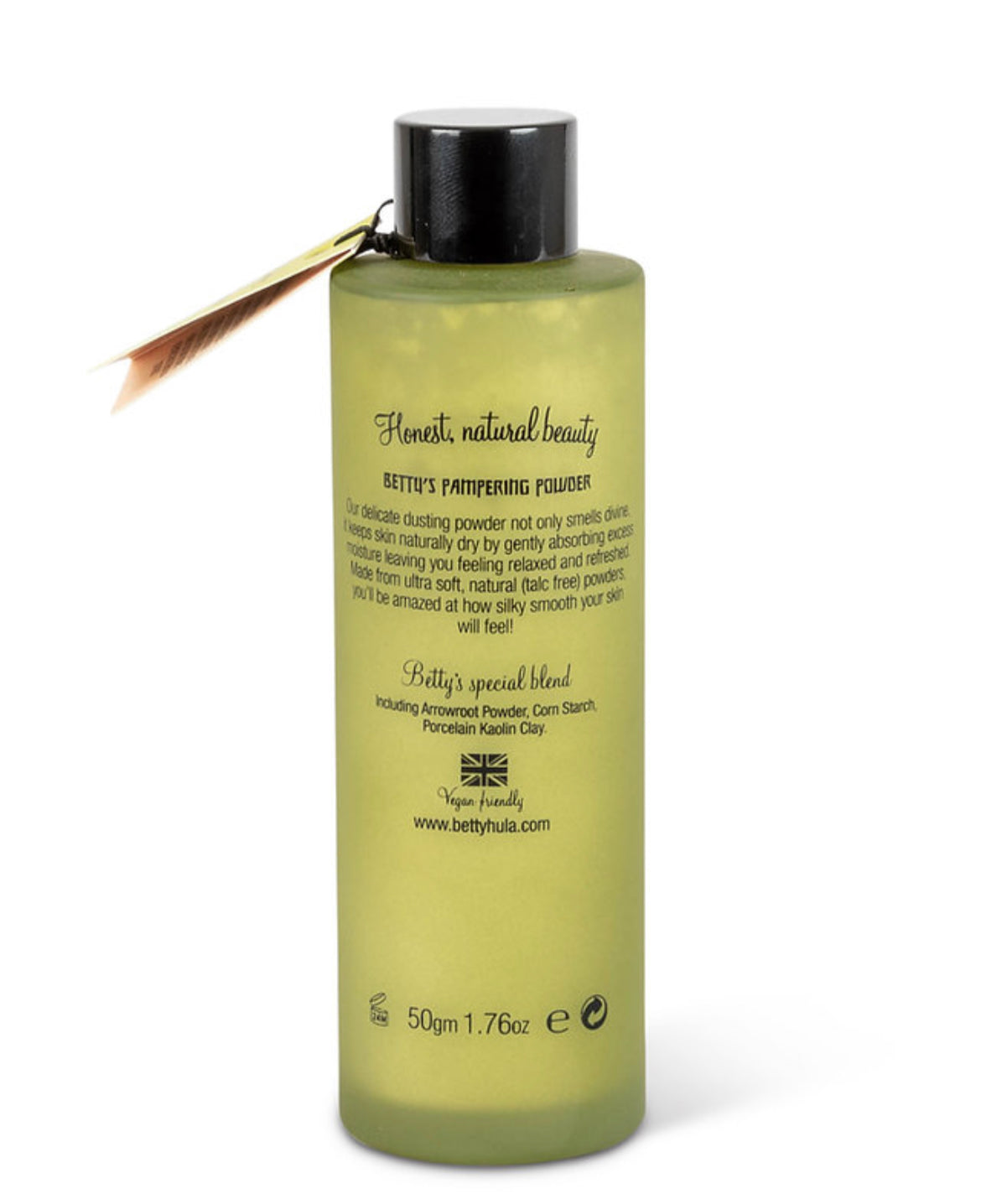 Betty Hula Dusting Powder Bottle Lime And Mango