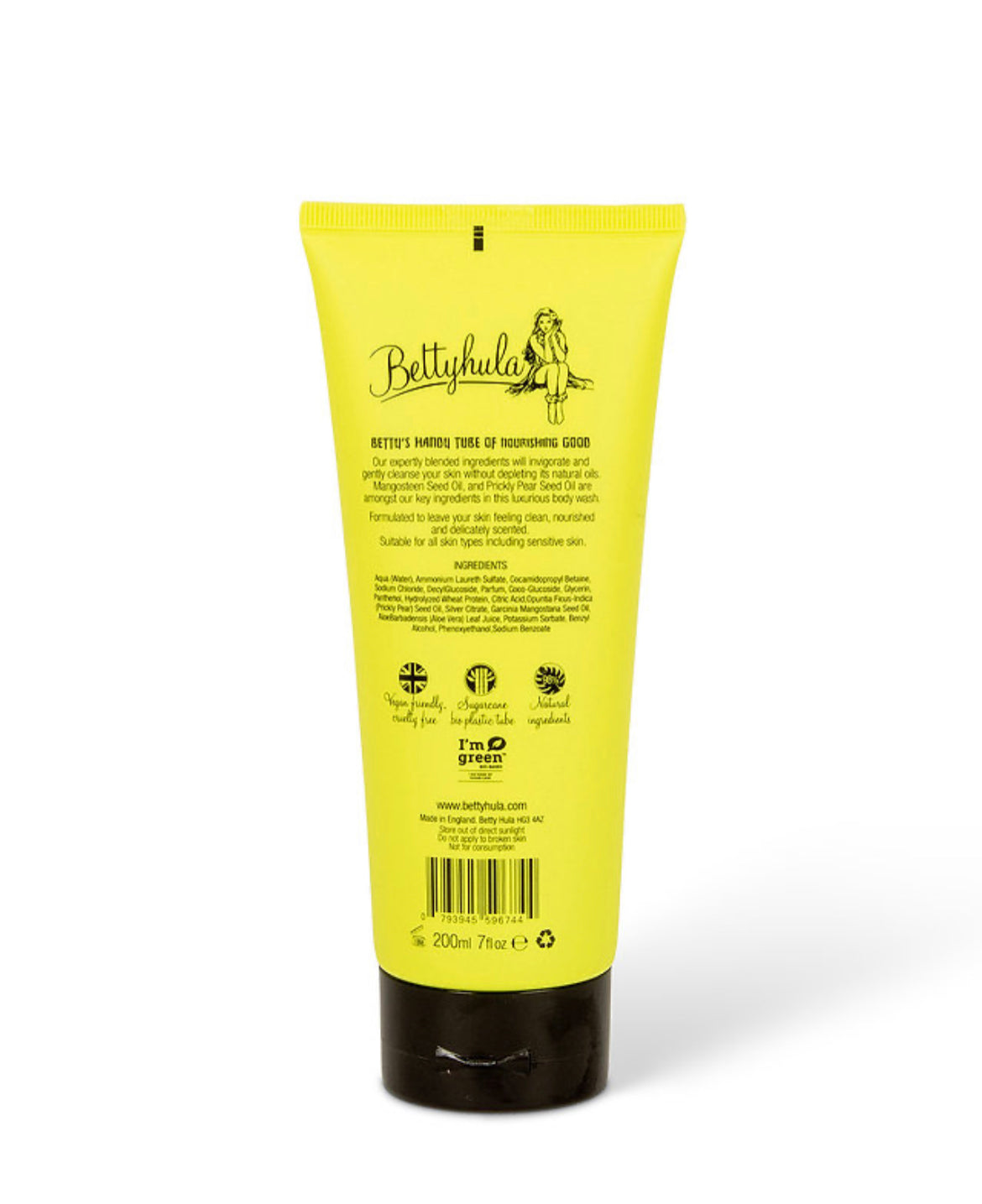 Betty Hula Body Wash - Lime And Mango