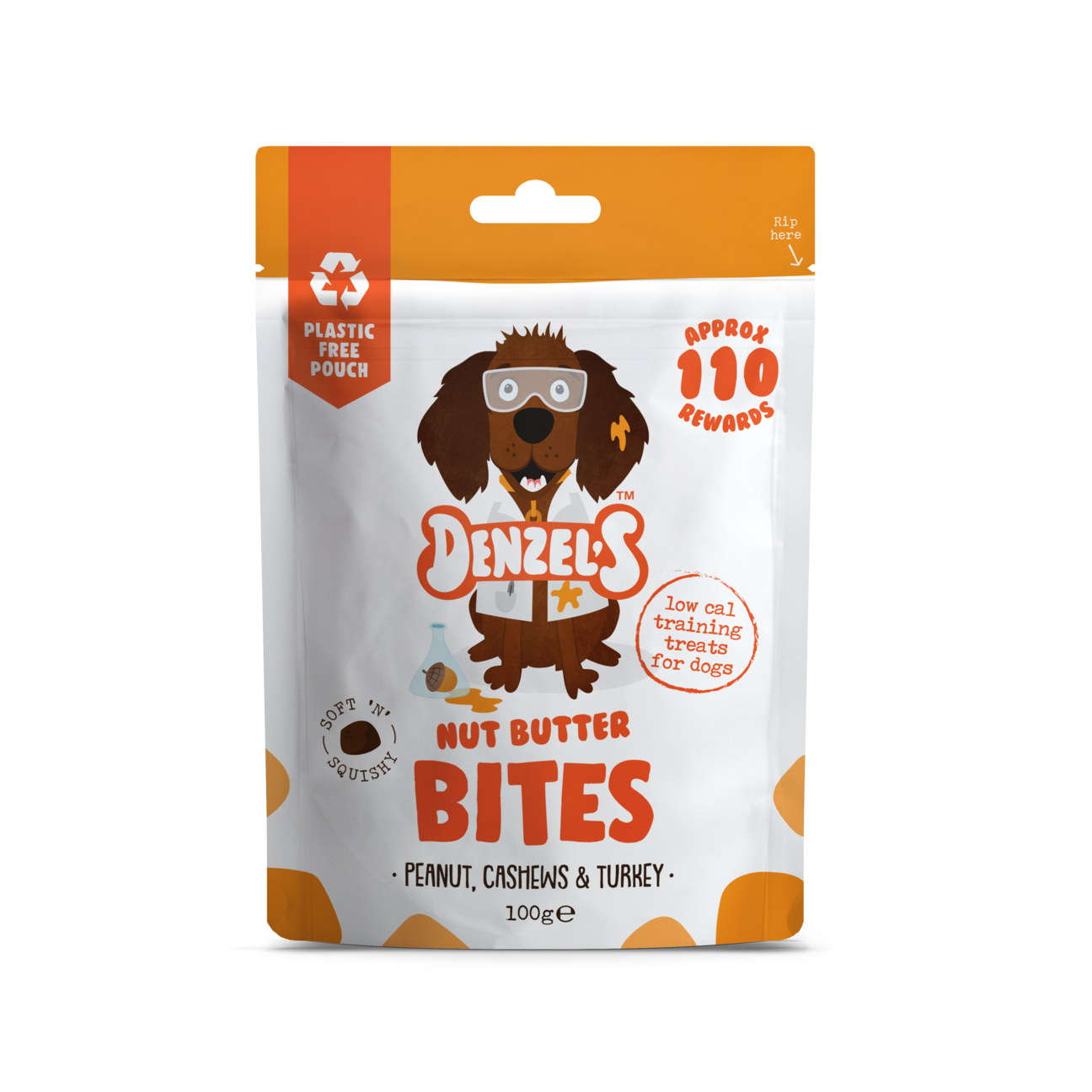 Denzel's Nut Butter Bites - Soft 'n' Squishy Low Cal Training Treats