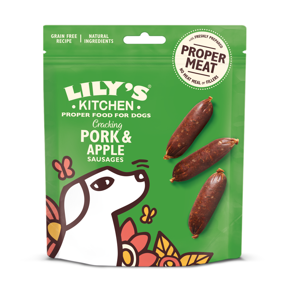 Lily's Kitchen Cracking Pork And Apple Sausages