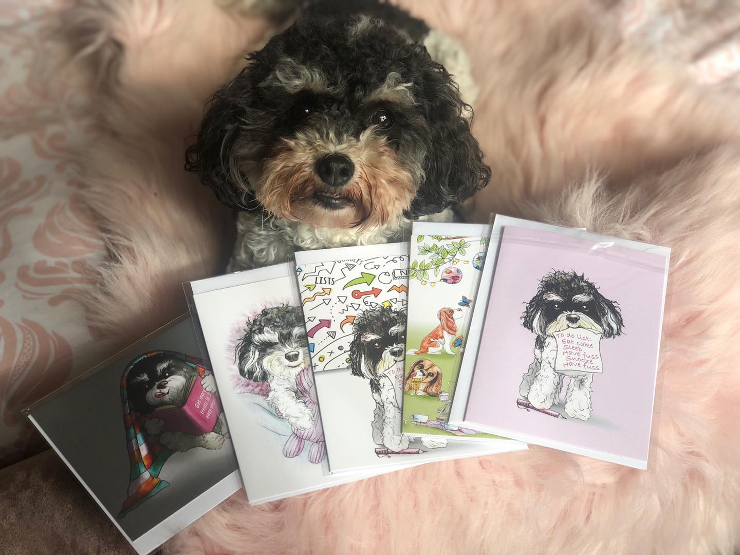 Perfectly Pink Notelets - Pack Of 6