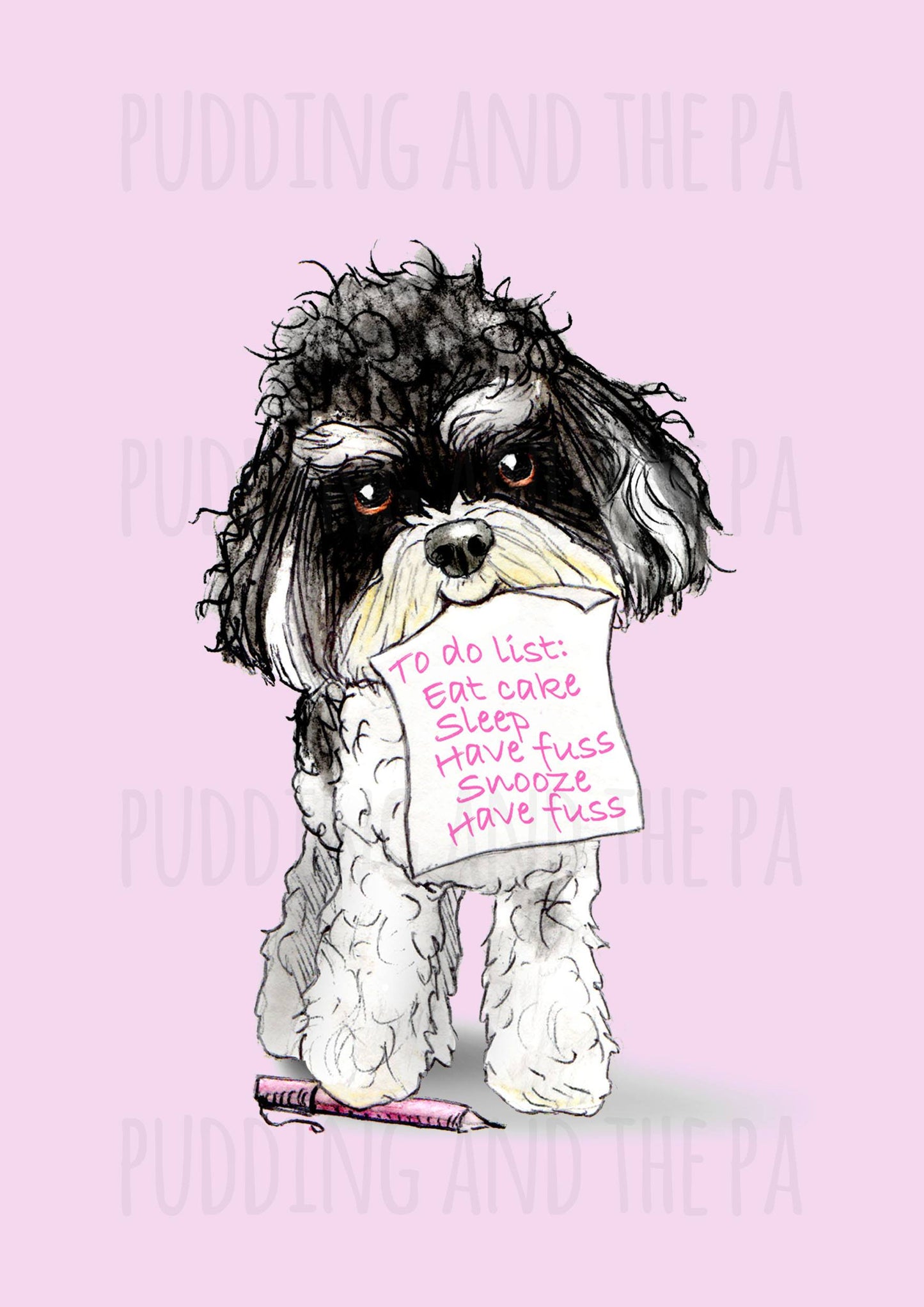 Perfectly Pink Notelets - Pack Of 6