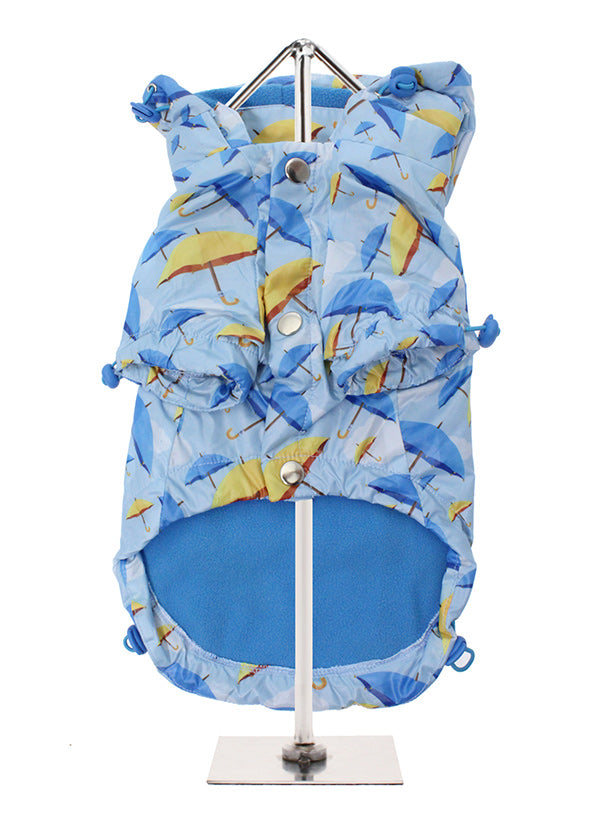 Umbrella Print Rainstorm Rain Coat