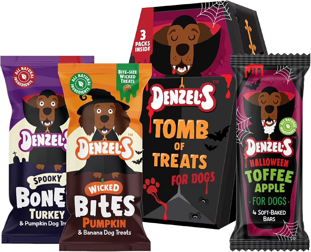 Denzel’s Halloween Tomb Of Treats For Dogs