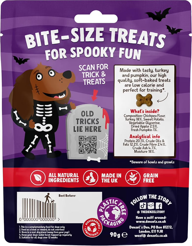 Denzel’s Halloween Spooky Bones Dog Treats