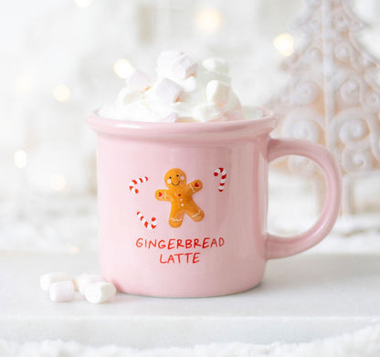 Pink Gingerbread Latte Mug