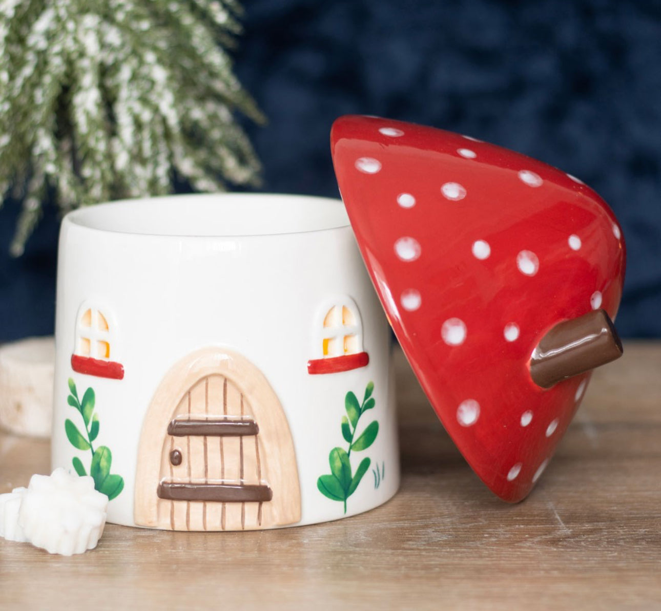 Mushroom House Oil Burner And Wax Warmer