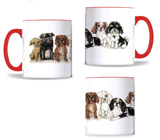 Family Time Mug - Red Handle