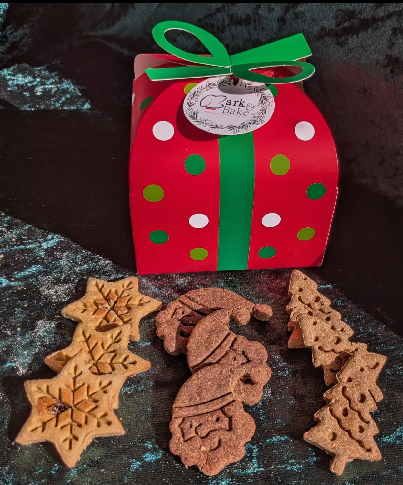 Bark And Bake Christmas Cookies Gift Box