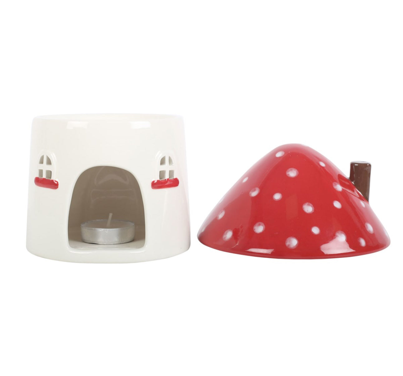 Mushroom House Oil Burner And Wax Warmer