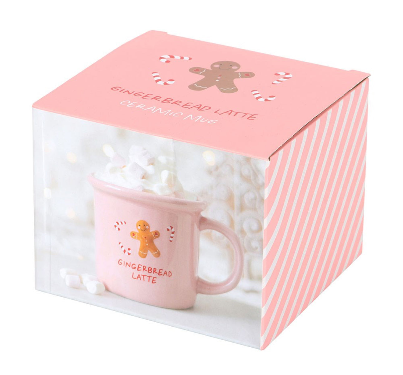 Pink Gingerbread Latte Mug