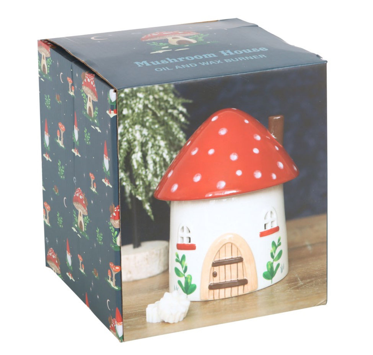 Mushroom House Oil Burner And Wax Warmer