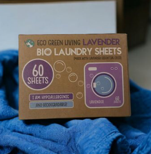 Eco Green Living Laundry Detergent Sheets x 60 - Lavender