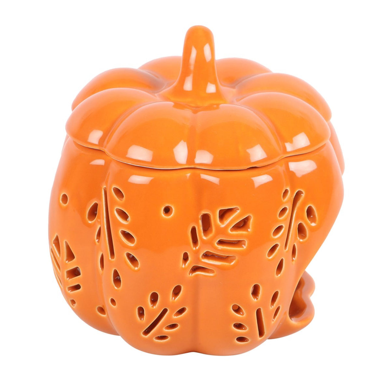 Orange Autumn Leaves Pumpkin Oil Burner