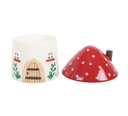 Mushroom House Oil Burner And Wax Warmer