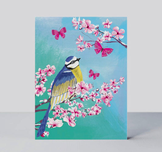 Blue Tit Notecards - Pack Of 10