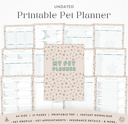 Pet Planner - Printable Version