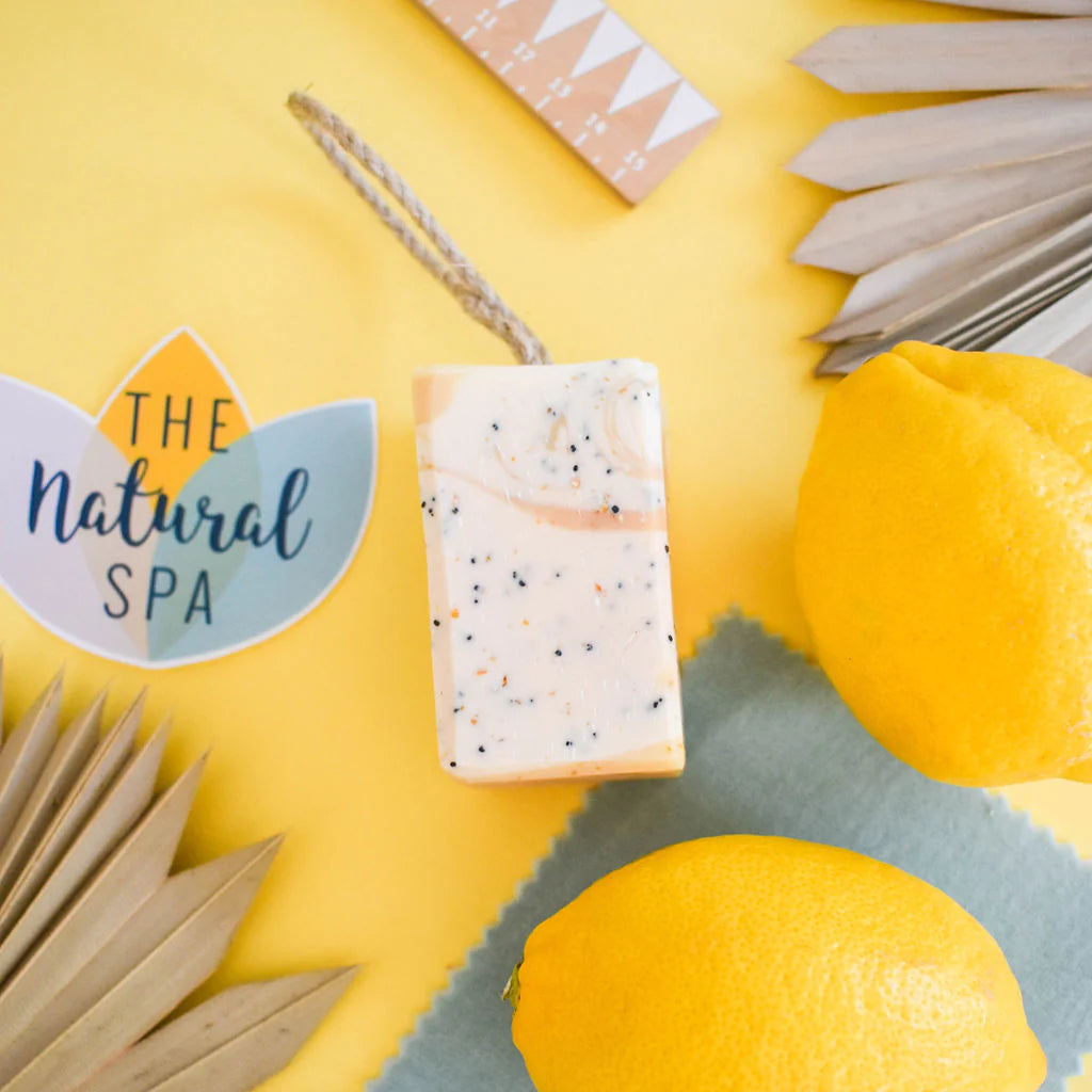 The Natural Spa Soap On A Rope - Lemon Sorbet