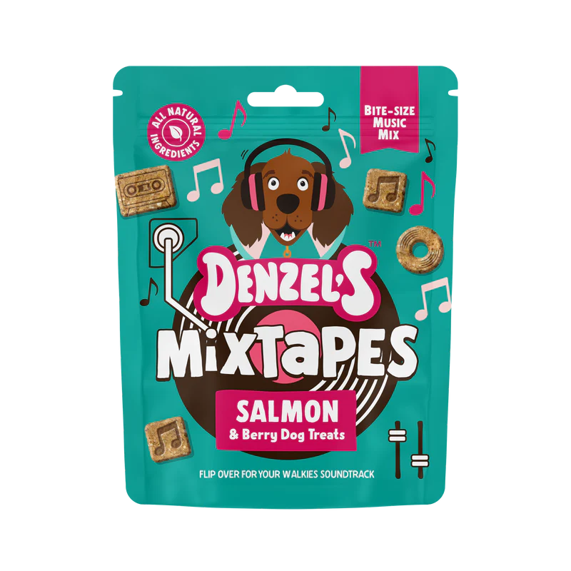Denzel’s Mixtapes Salmon And Berry Dog Treats