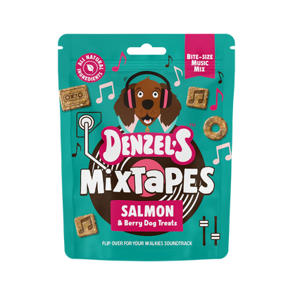 Denzel’s Mixtapes Salmon And Berry Dog Treats