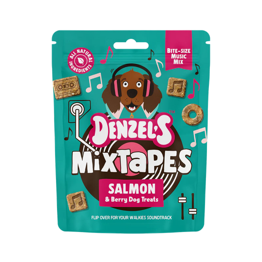 Denzel’s Mixtapes Salmon And Berry Dog Treats
