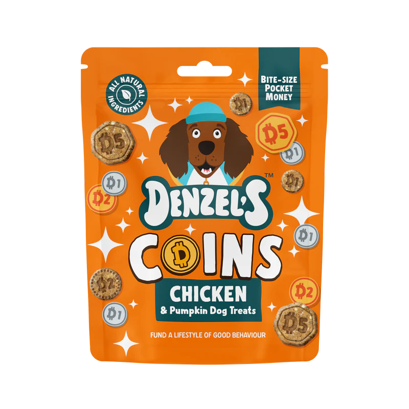 Denzel’s Coins - Chicken And Pumpkin Dog Treats