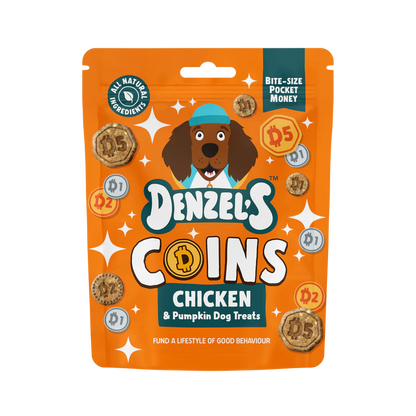 Denzel’s Coins - Chicken And Pumpkin Dog Treats