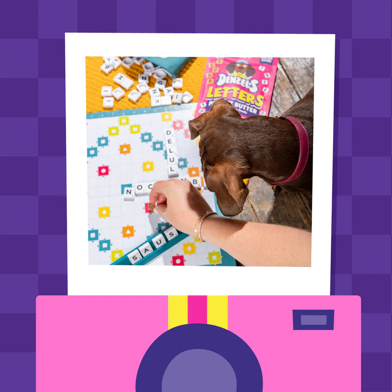 Denzel’s Letters - Peanut Butter And Banana Dog Treats