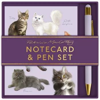 Notecard & Pen Set - Cats