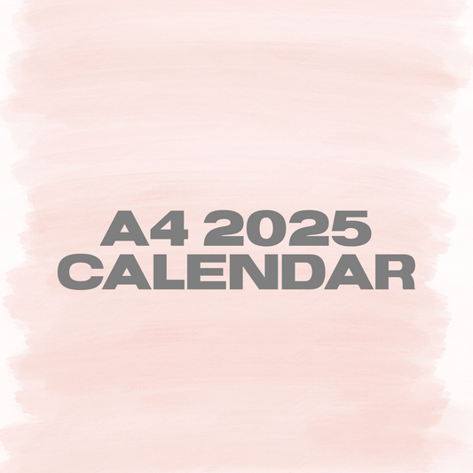 2025 Calendar - A4