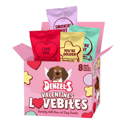 Denzel’s Valentines Lovebites Gift Box Of Dog Treats