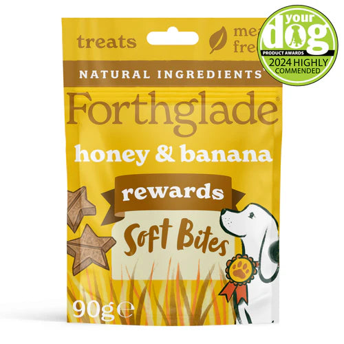 Forthglade Soft Bite Dog Treats - Honey And Banana