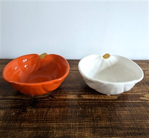 Decorative Ceramic Pumpkin Bowl