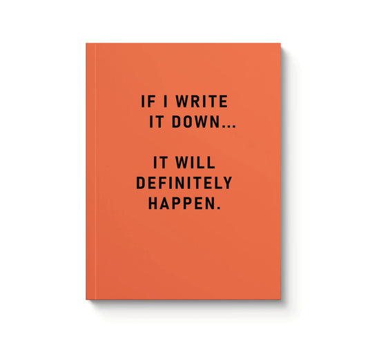 Definitely Happen Notebook