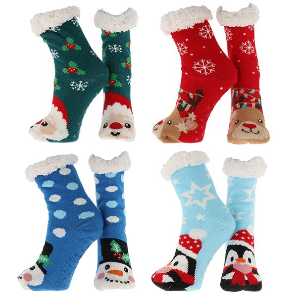 Nuzzles Ladies Cosy Socks - Festive Designs