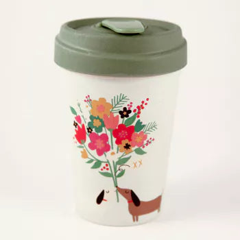 Lovely Doggies Bamboo Travel Cup