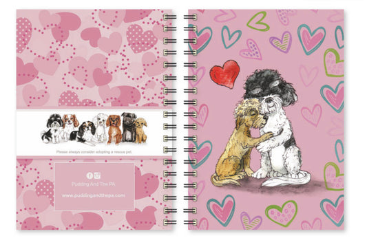 Cuddles A5 Notebook - Pink