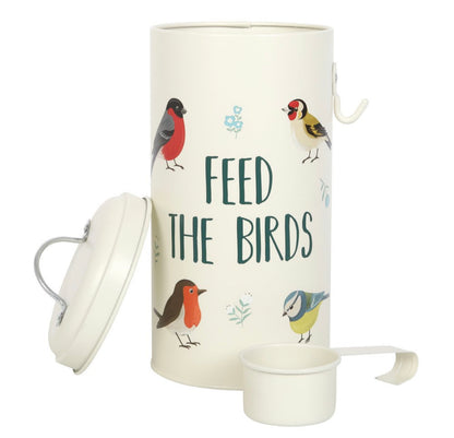 Feed The Birds Bird Seed Tin And Scoop