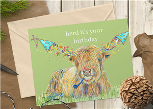 Herd It’s Your Birthday A6 Card