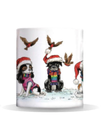 Christmas Robins Ceramic Mug