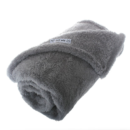 Pet Wiz Fleece Blanket - Grey